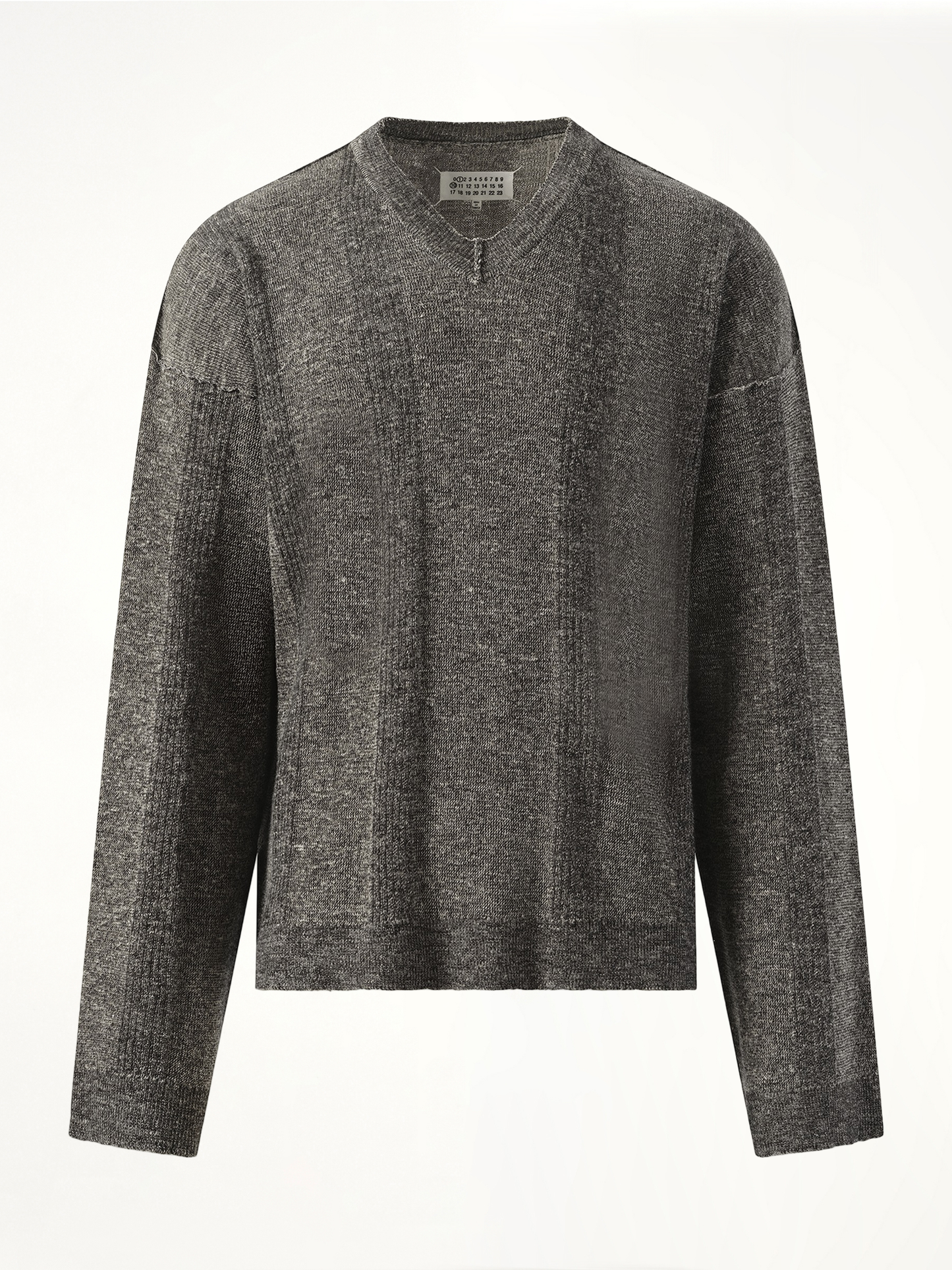 V-Neck Sweater in Black