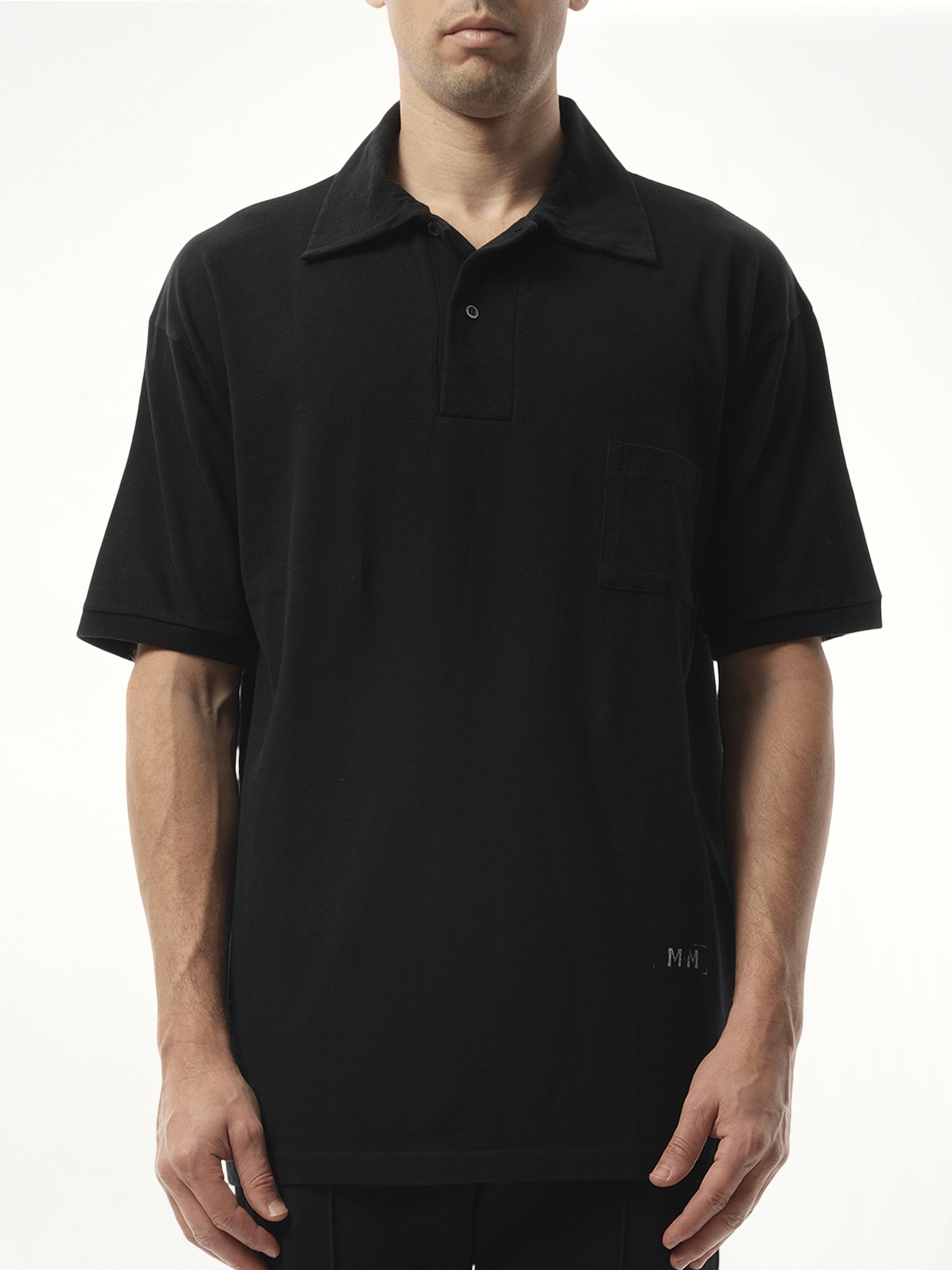 Polo Shirt in Black