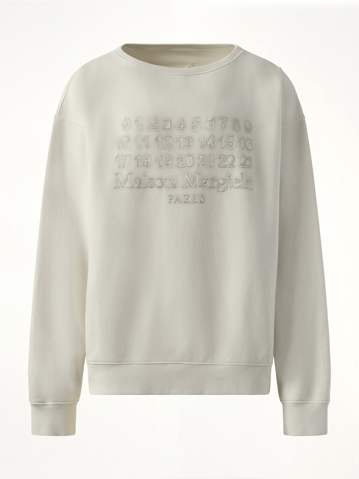 Memory of Logo Sweatshirt in Ecru