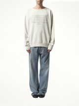 Memory of Logo Sweatshirt in Ecru