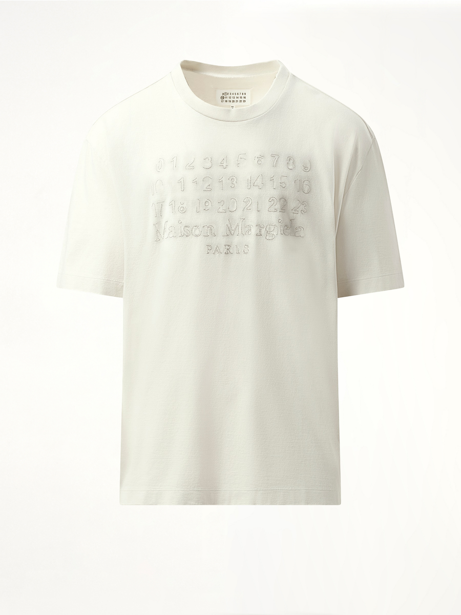 Memory of Logo T-Shirt in Ecru