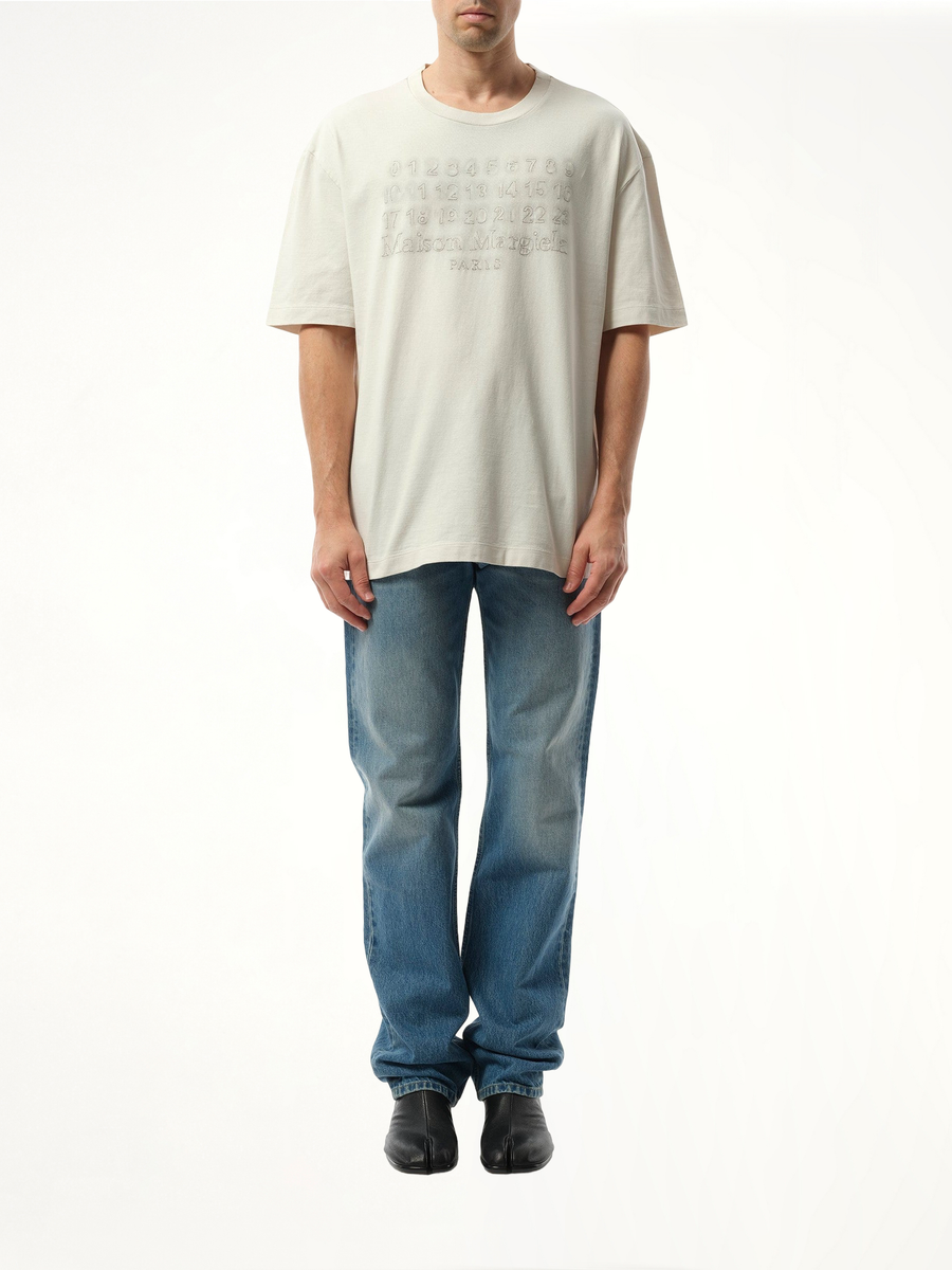 Memory of Logo T-Shirt in Ecru