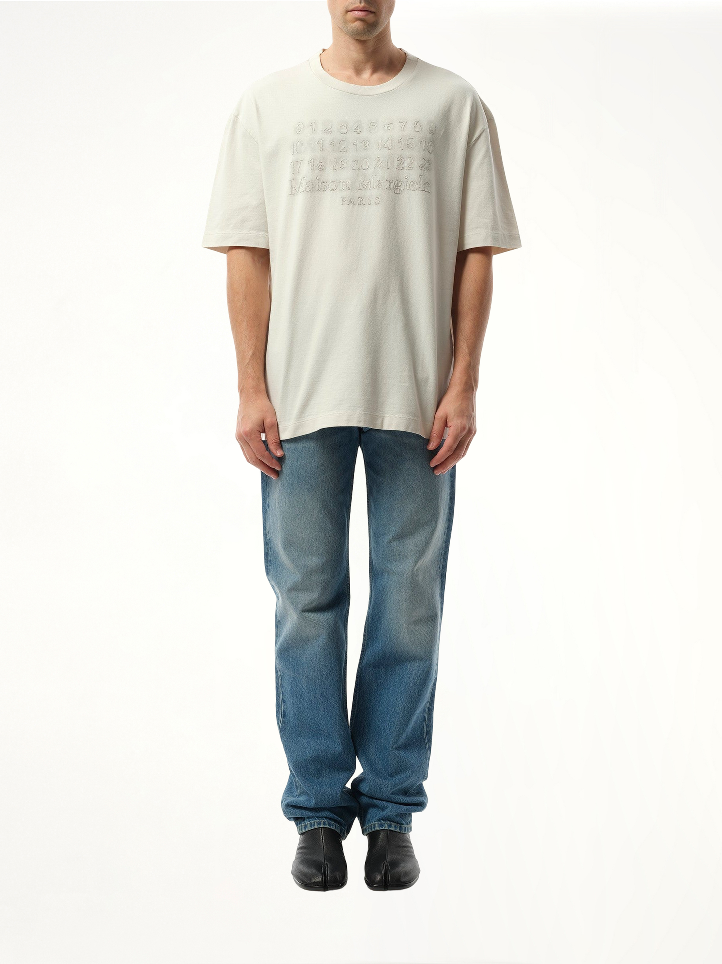 Memory of Logo T-Shirt in Ecru