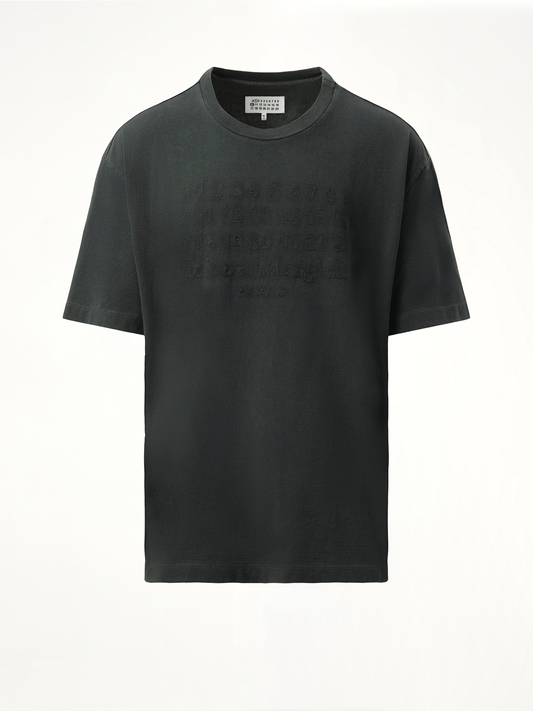 Memory of Logo T-Shirt in Washed Black