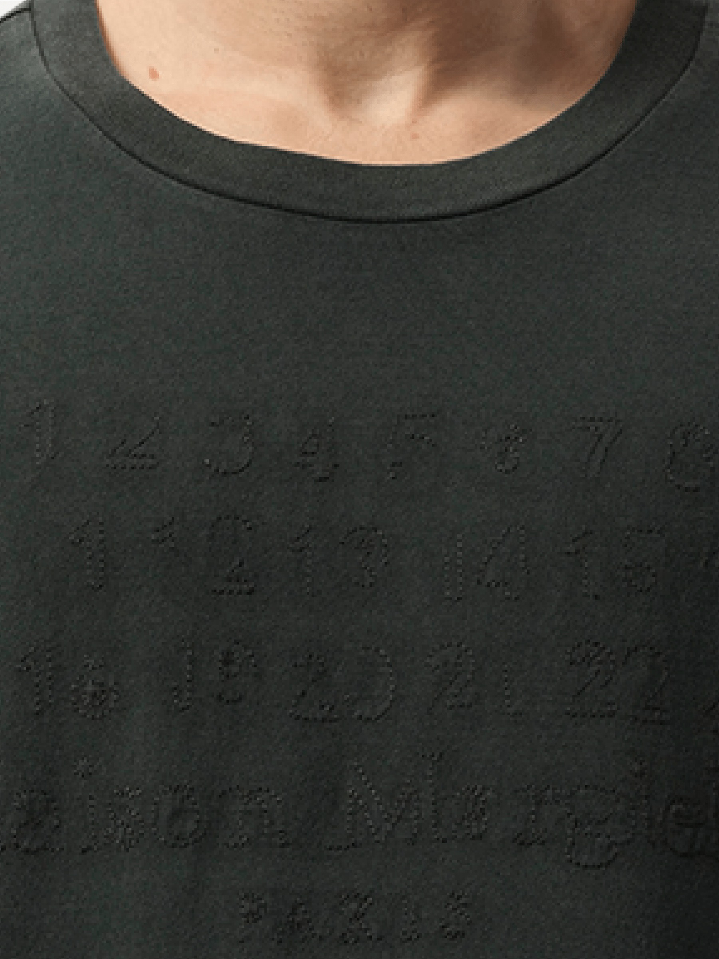 Memory of Logo T-Shirt in Washed Black