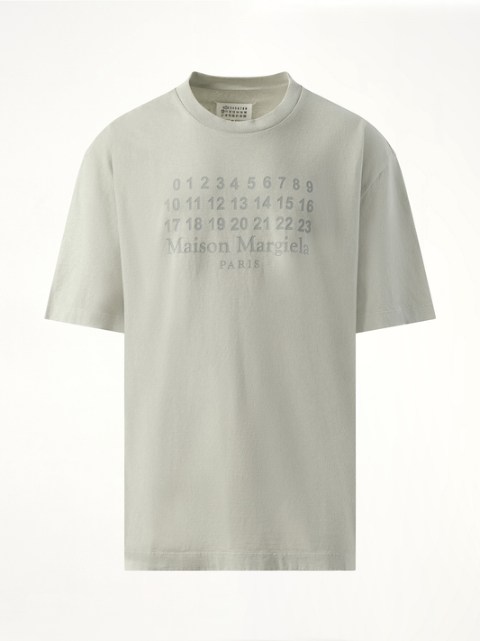 Number Logo T-Shirt in Grey