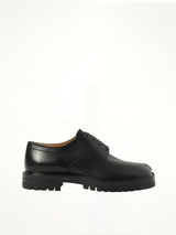 Tabi County Lace-Up in Black Side View | MAISON MARGIELA