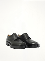 Tabi County Lace-Up in Black Front View | MAISON MARGIELA
