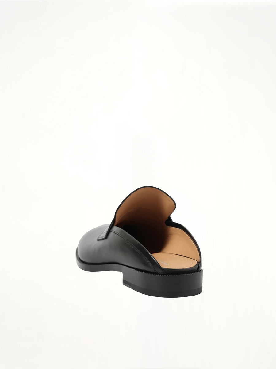 Tabi Loafer Mule in Black Back View | MAISON MARGIELA
