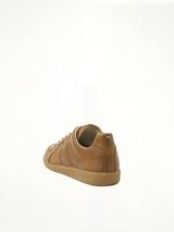 Vegetable Dyed Replica Sneaker in Safari Shade Back View | MAISON MARGIELA