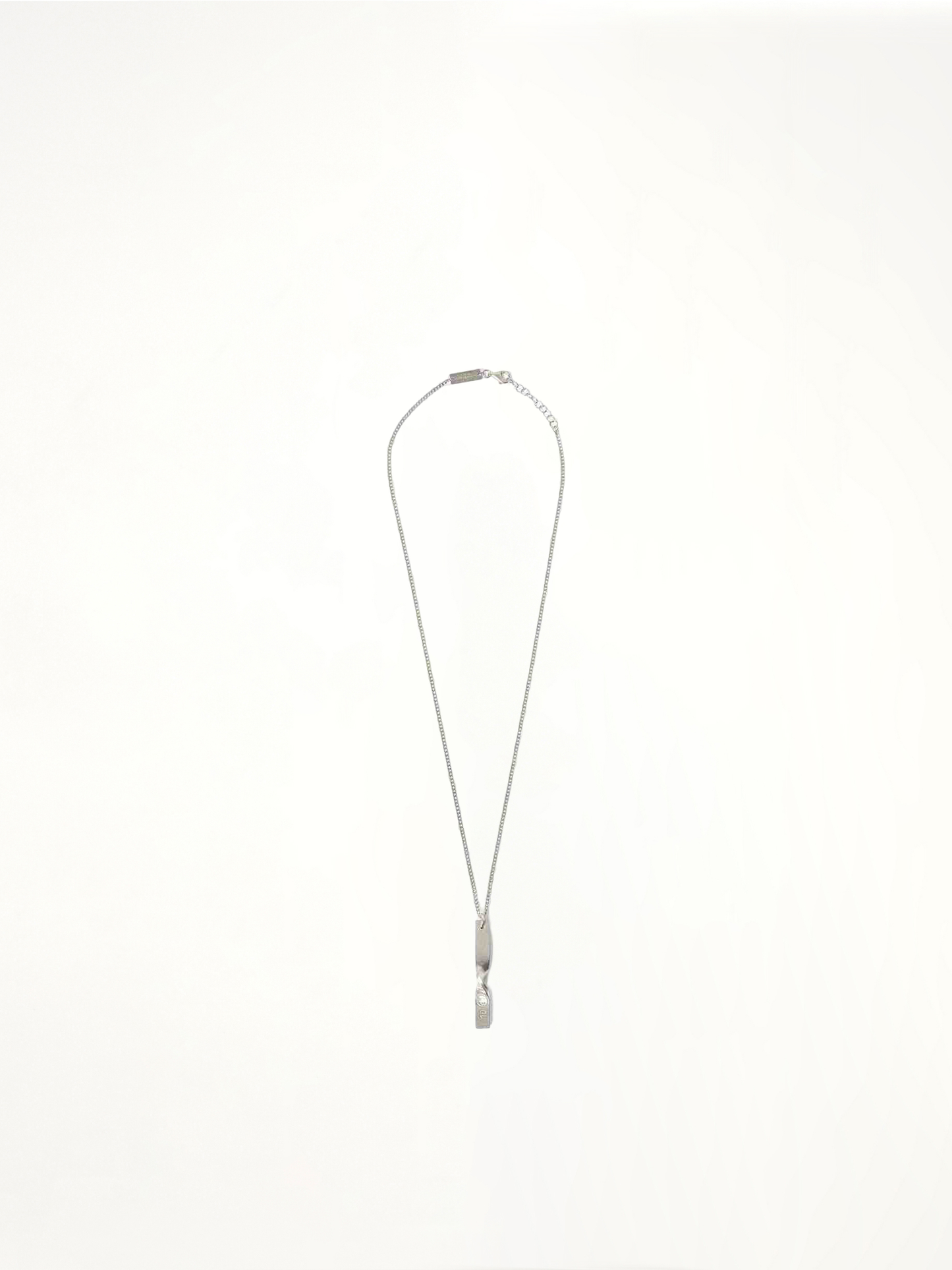 Twist Necklace in Palladio Semi Polished Plating