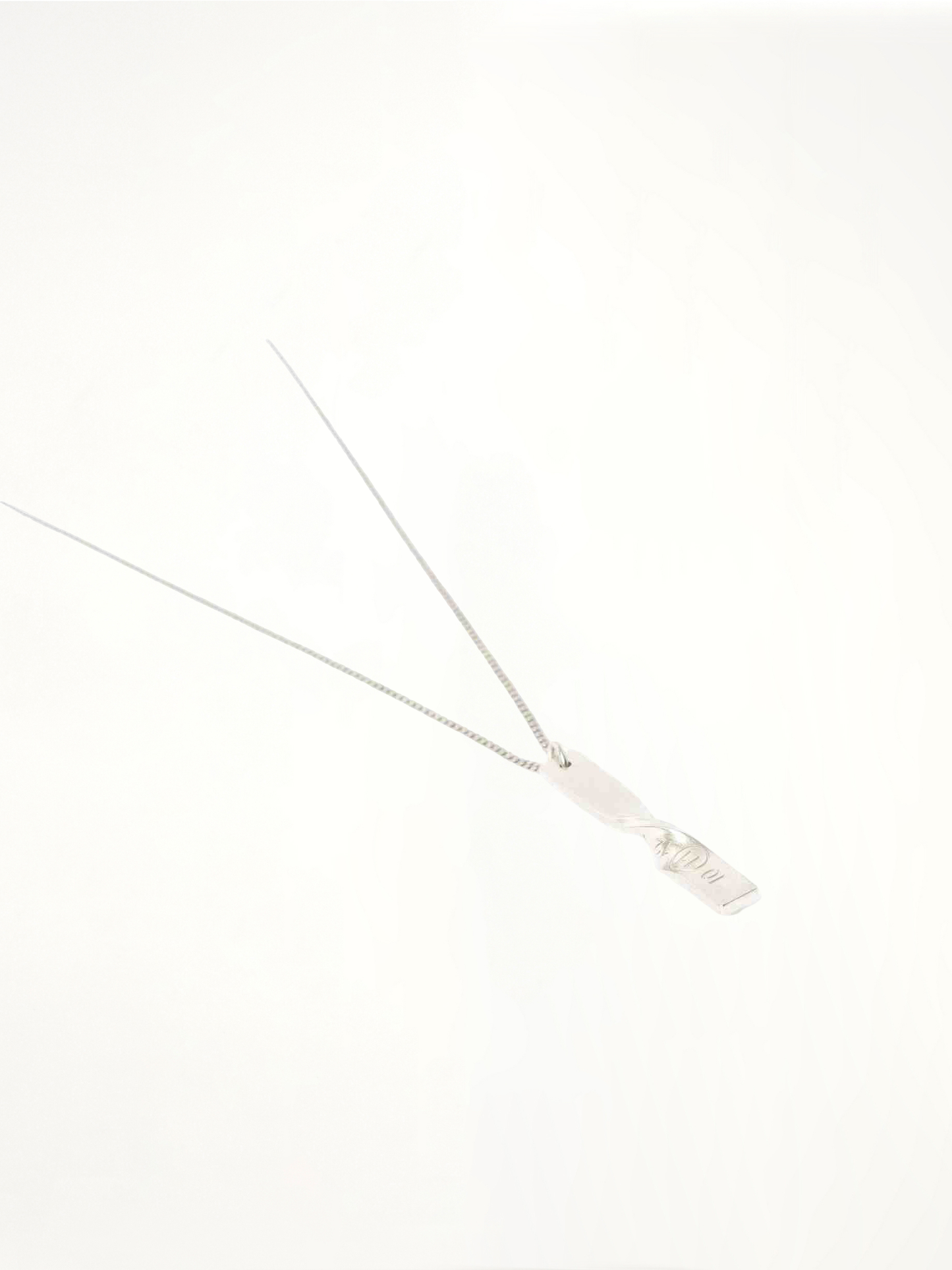 Twist Necklace in Palladio Semi Polished Plating