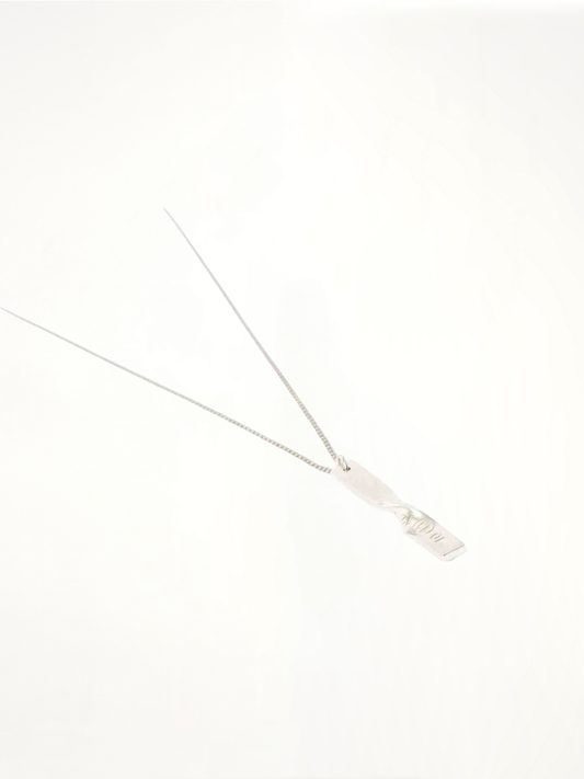 Twist Necklace in Palladio Semi Polished Plating