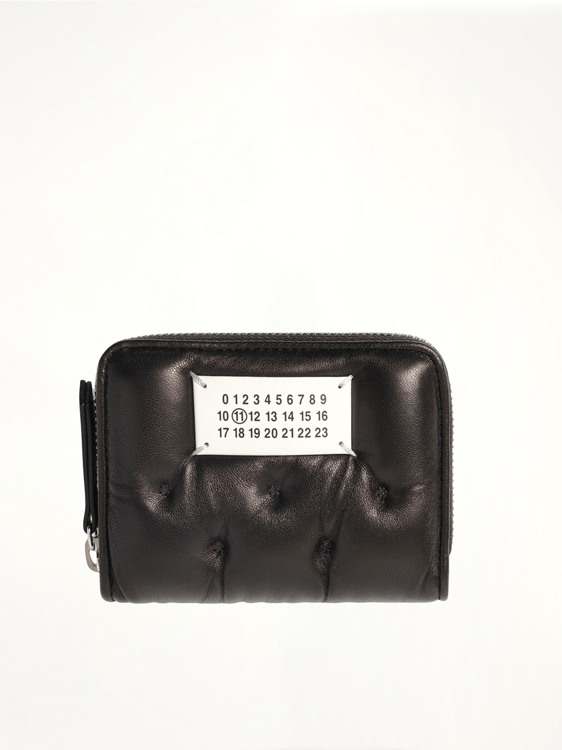 Zip Around Coin Holder in Black