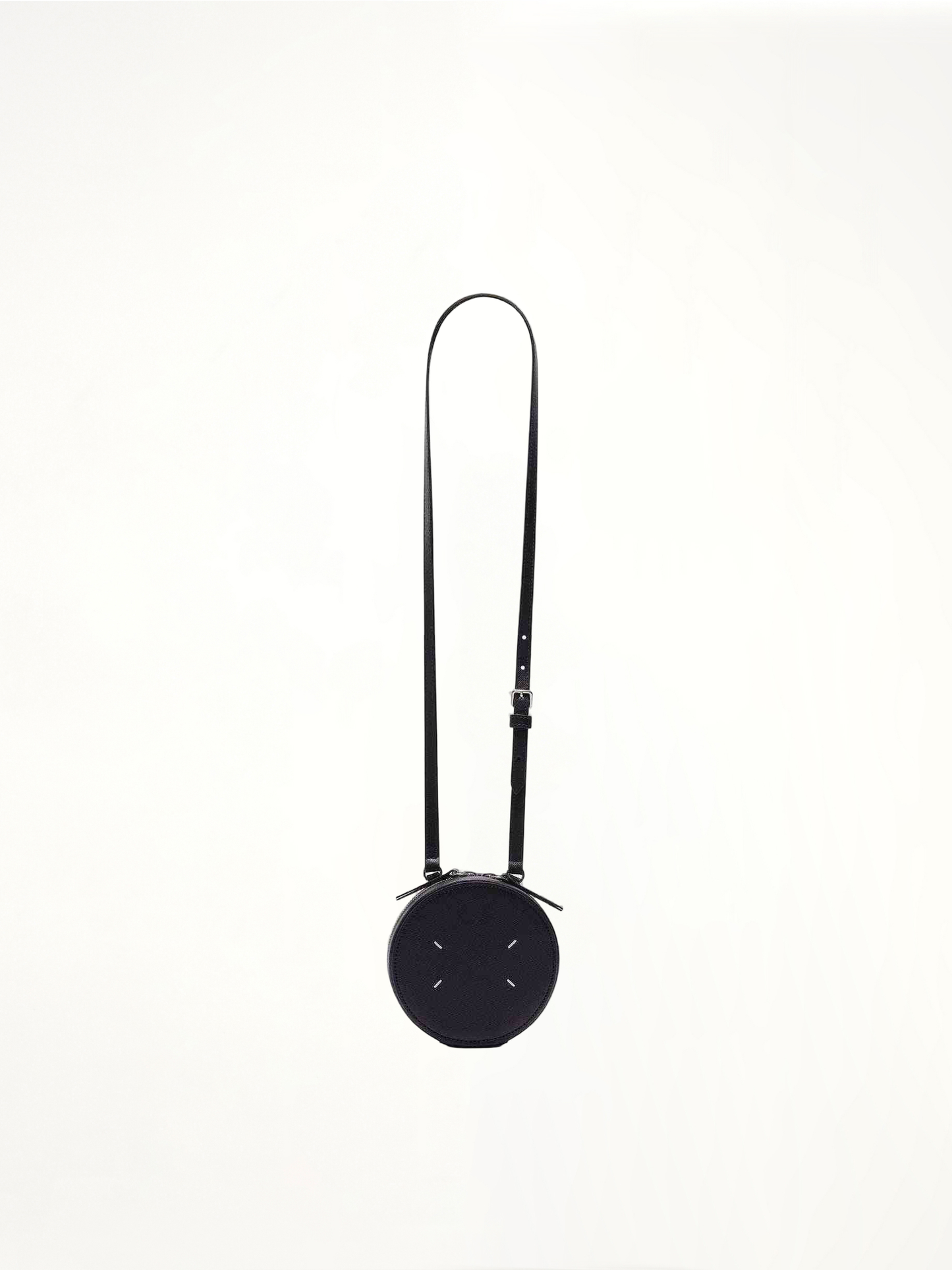 Micro Circle Bag in Black