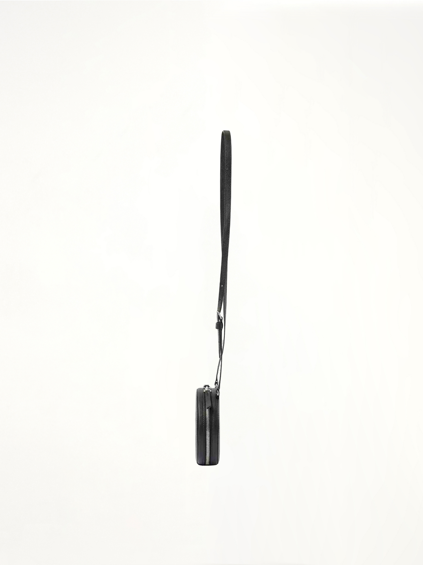 Micro Circle Bag in Black