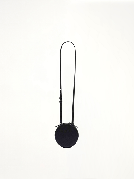 Micro Circle Bag in Black
