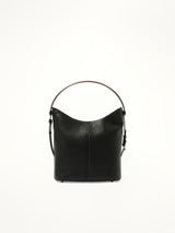 Maison Margiela Dress-Age Hobo Bag in Black/Chestnut
