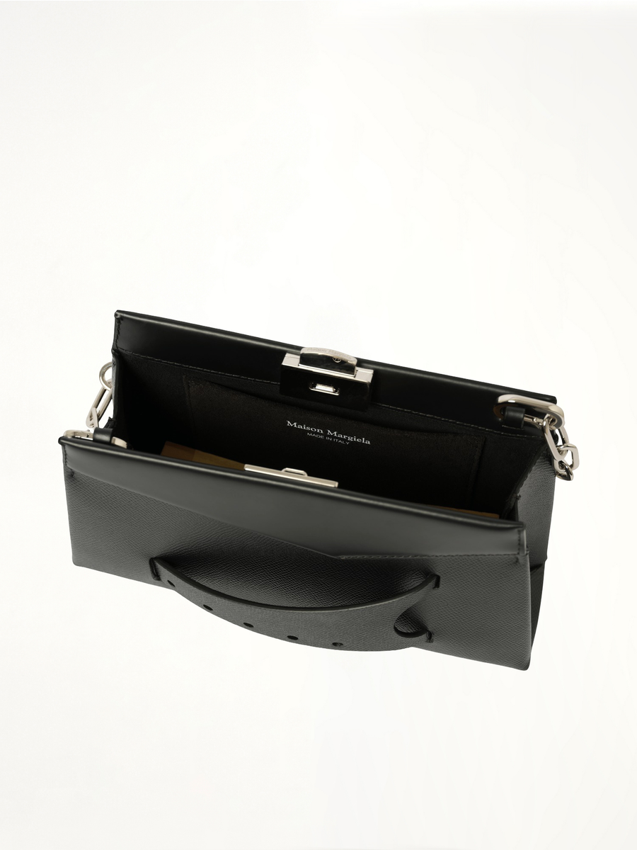 Snatched Small Shoulder Clutch Bag in Black