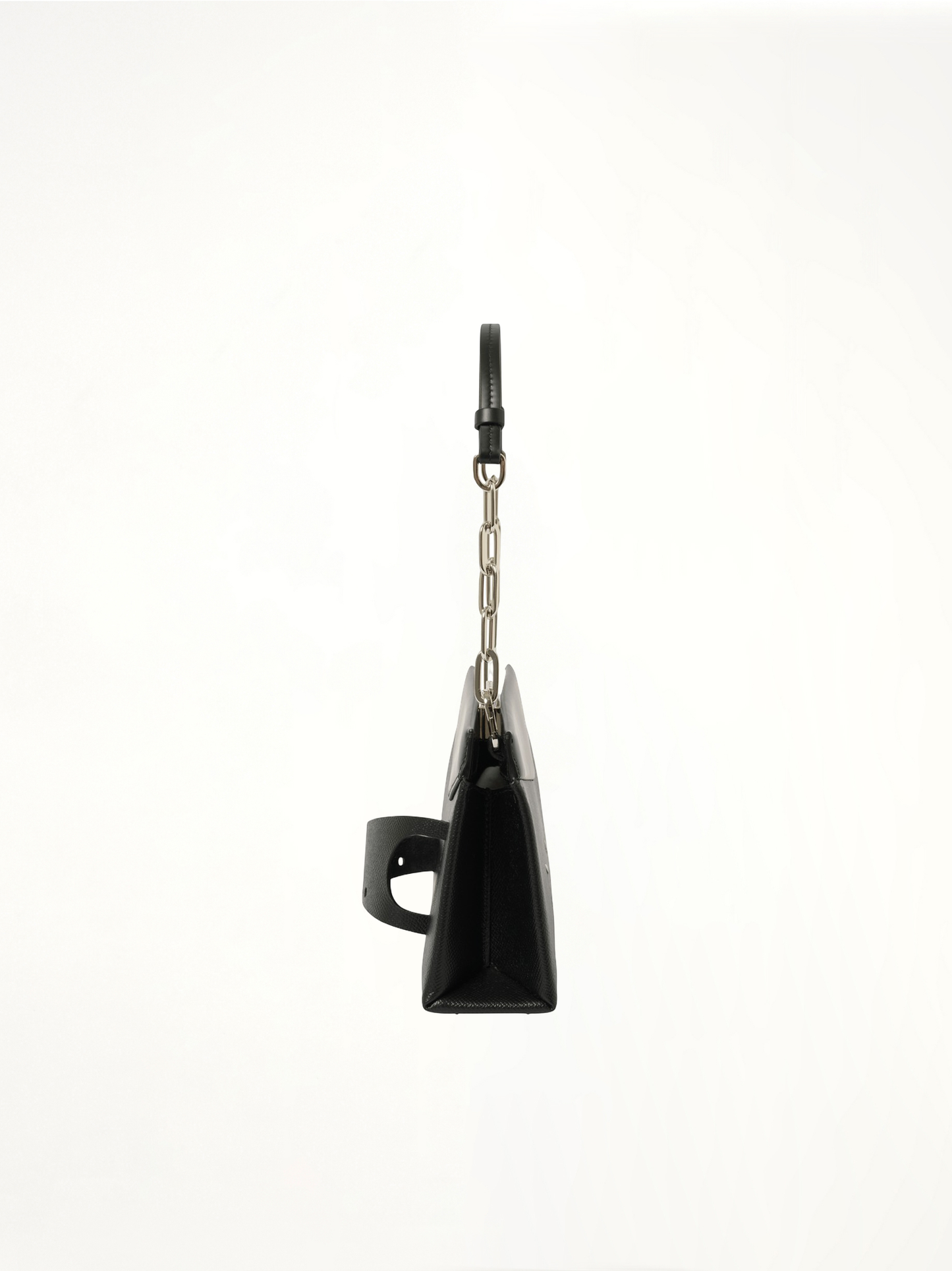 Snatched Small Shoulder Clutch Bag in Black