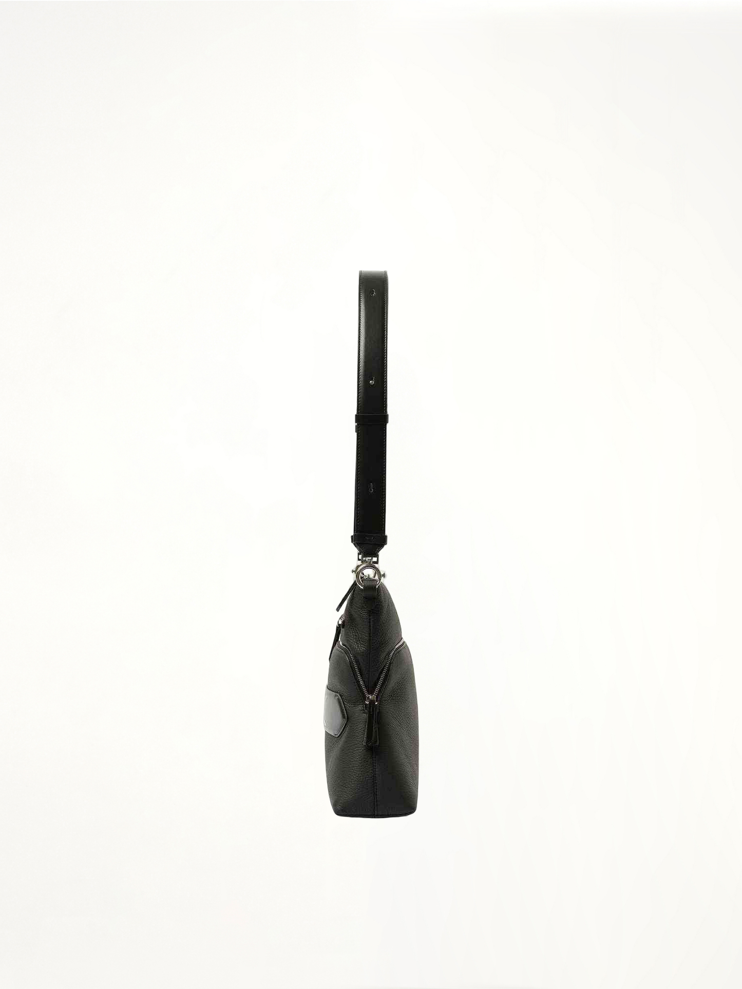 Soft 5AC Multifunction Small Shoulder Bag in Black