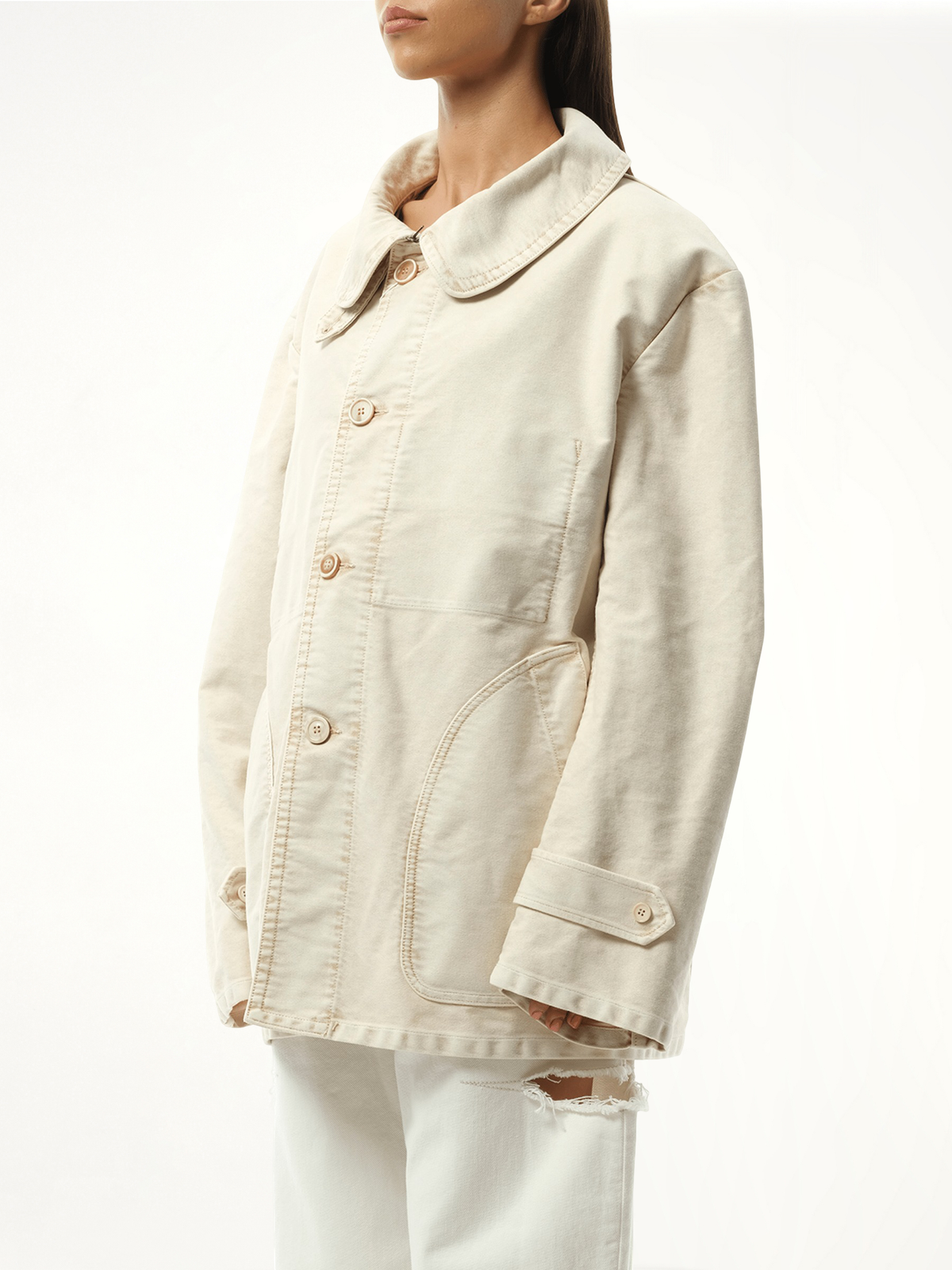 넛 워시 워커스 몰스킨 재킷