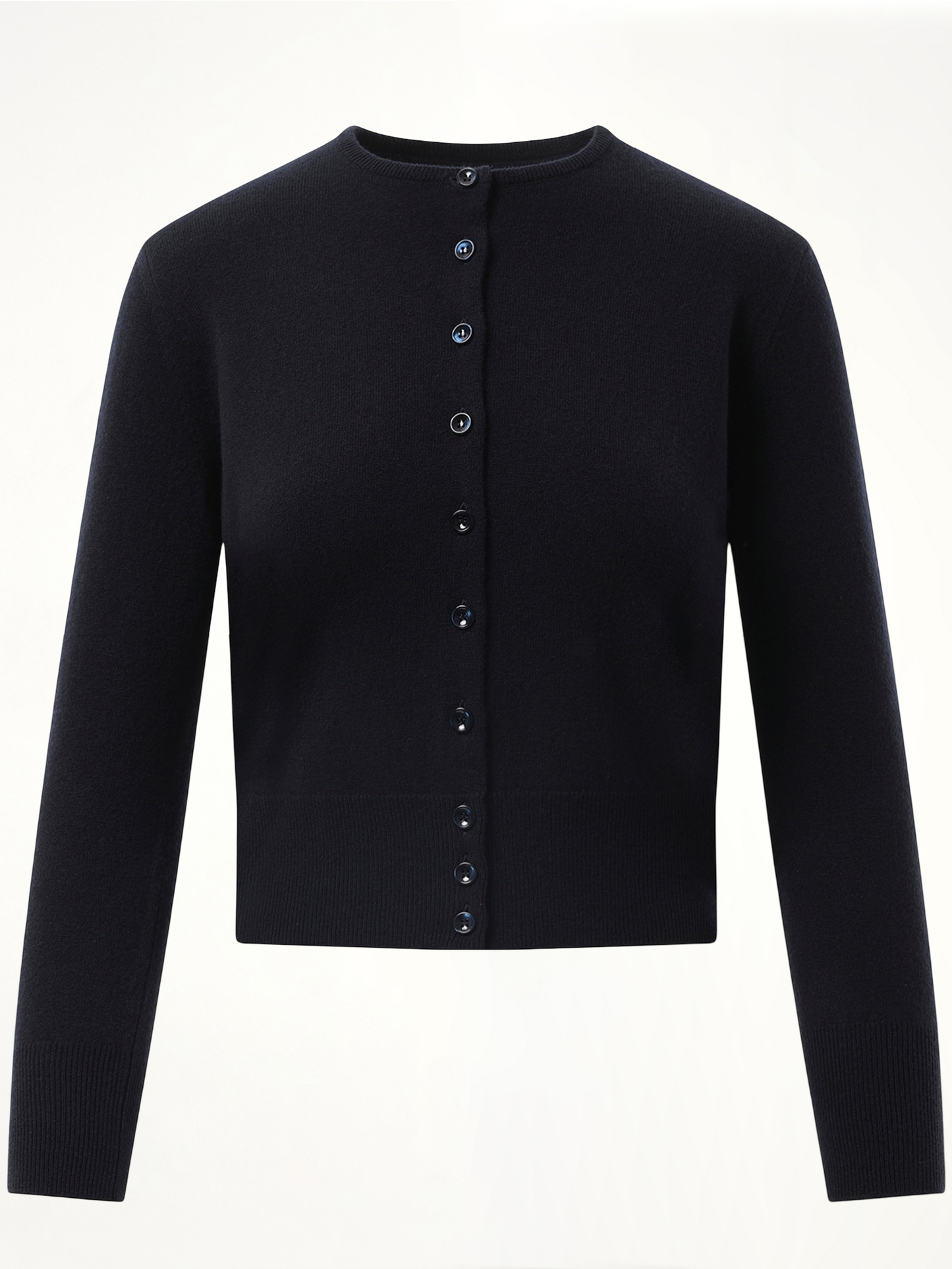 Fitted Cardigan in Navy