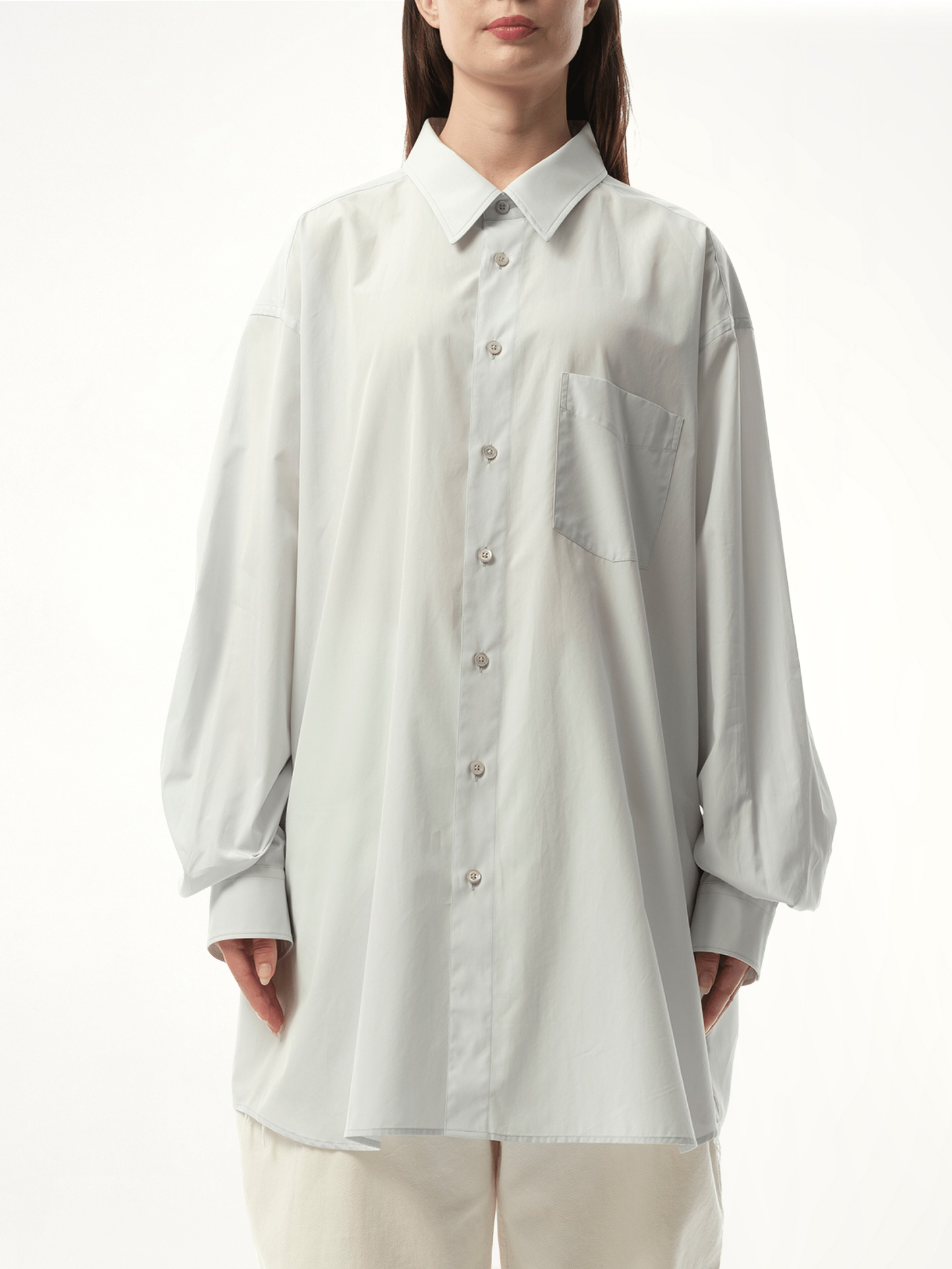 Long-sleeved Shirt in Light Blue