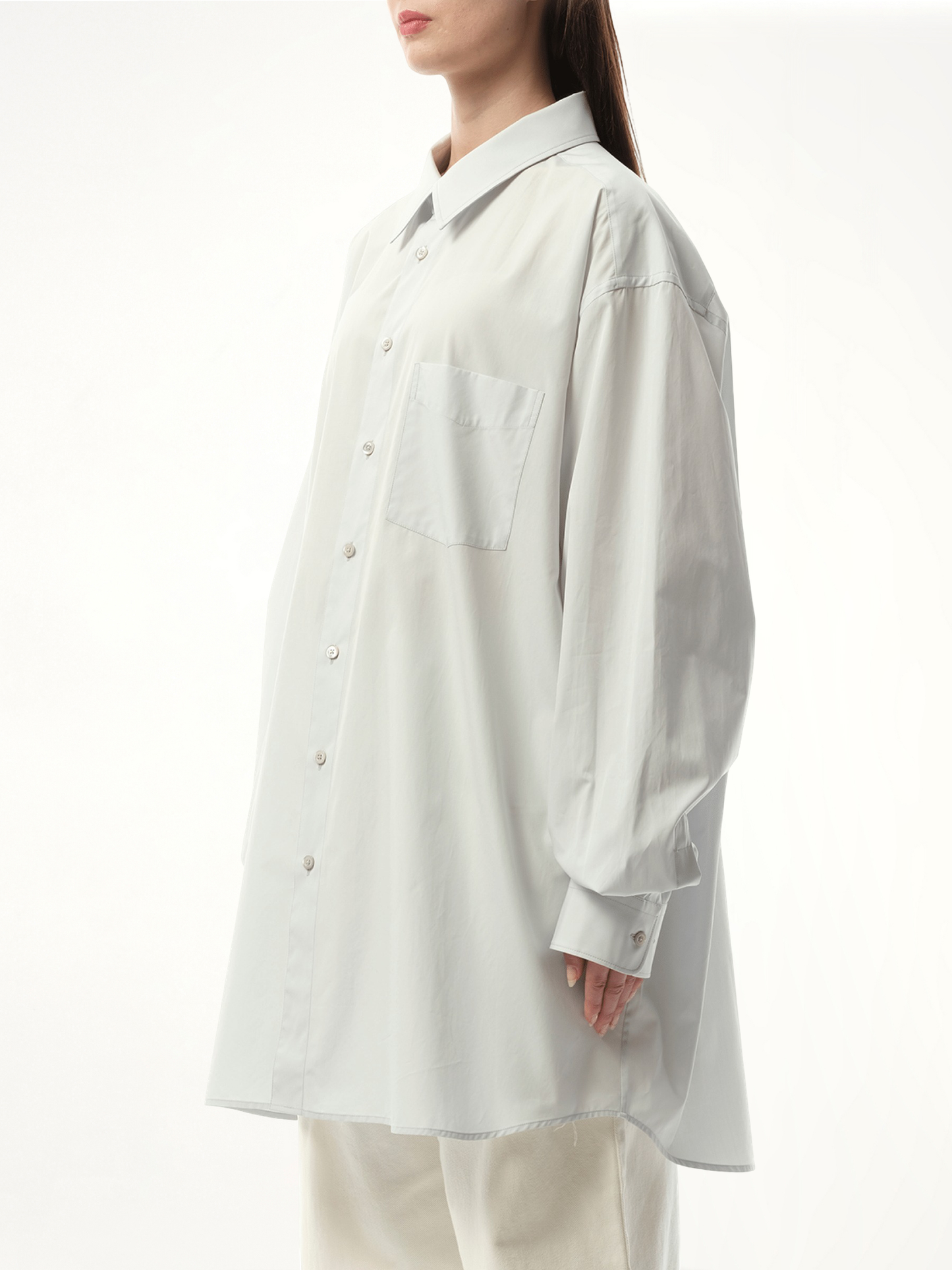 Long-sleeved Shirt in Light Blue