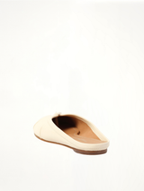Tabi Ballerina Mule in White Back View | MAISON MARGIELA