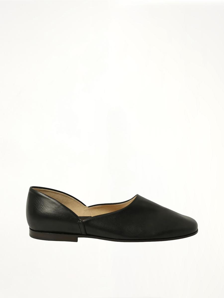 Grecian Slippers in Black Side View | MAISON MARGIELA
