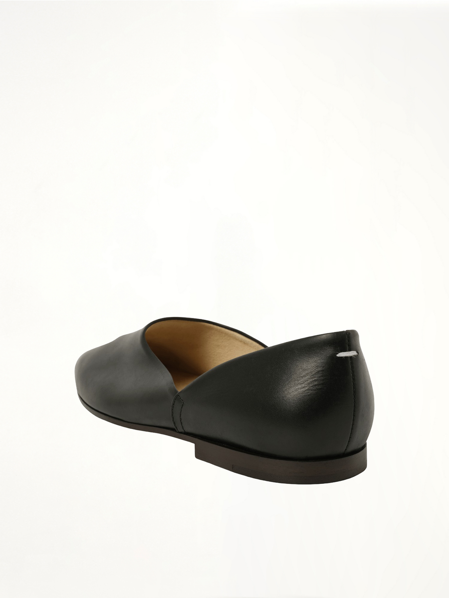 Grecian Slippers in Black Back View | MAISON MARGIELA