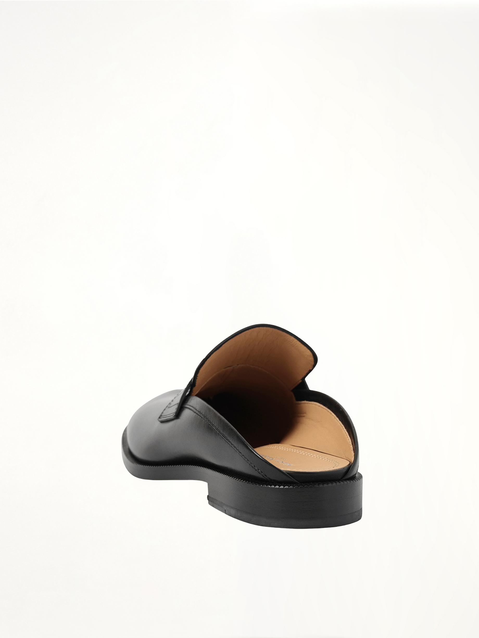 Tabi City Loafer Mule in Black Back View | MAISON MARGIELA