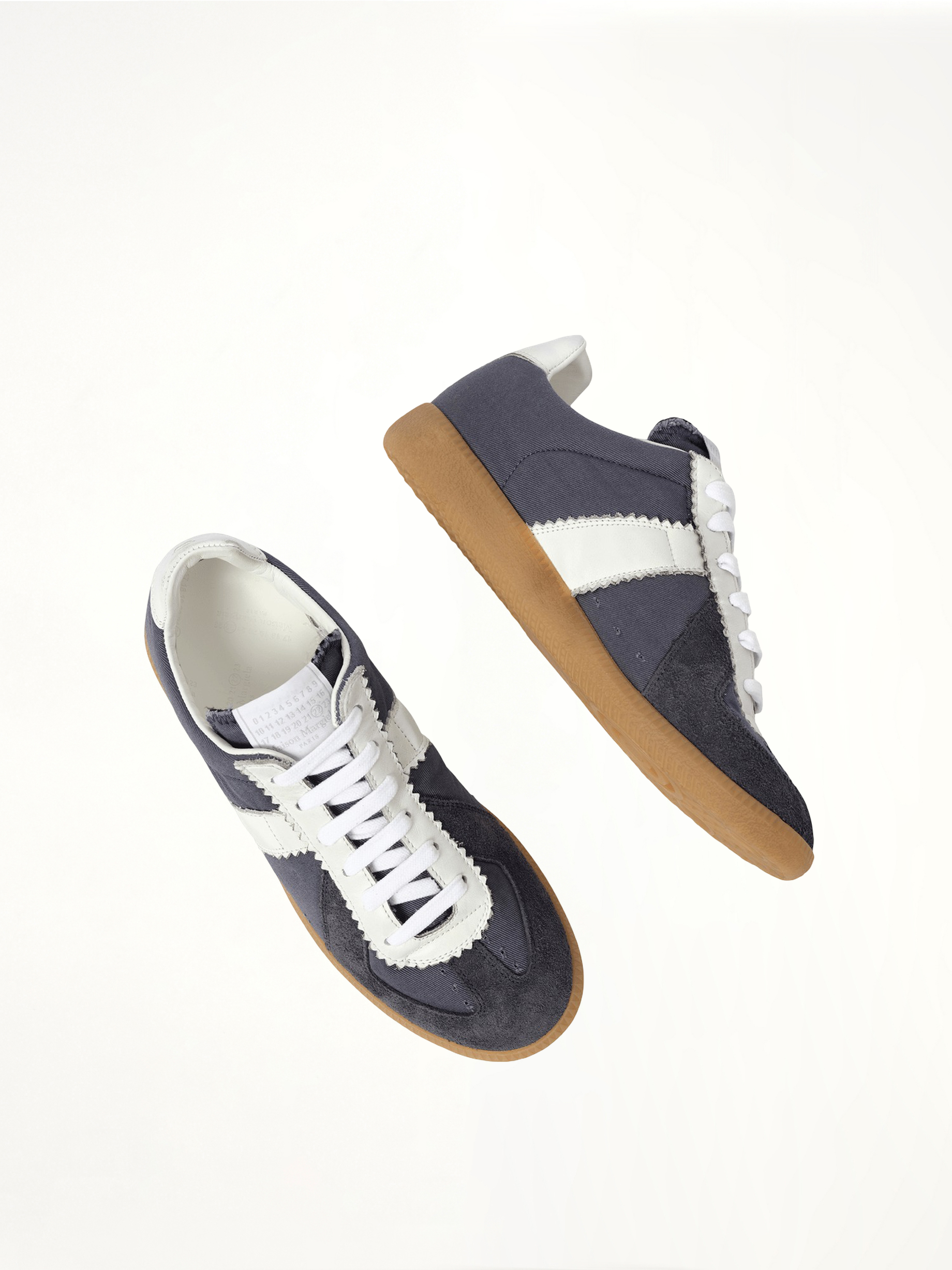 Replica Sneaker in Dark Indigo/White Top View | MAISON MARGIELA