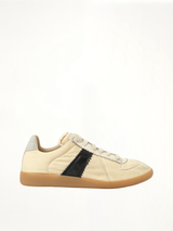 Replica Sneaker in Black/Yellow Side View | MAISON MARGIELA