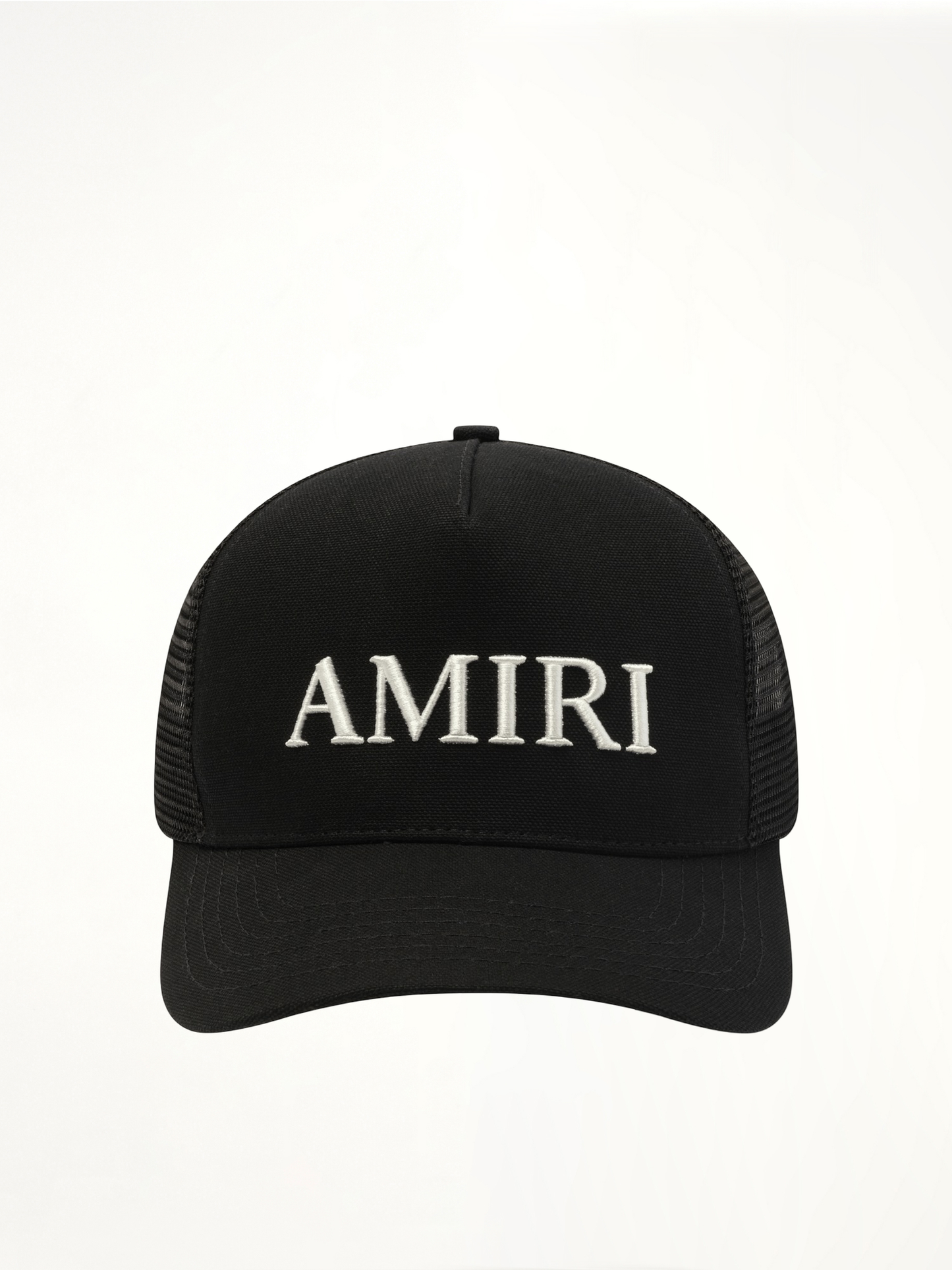 Amiri Core Logo Trucker Hat in Black