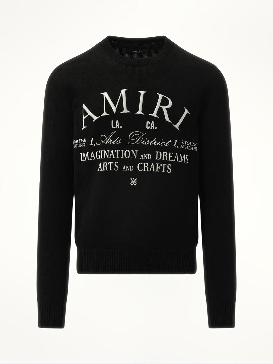Amiri Arts District Sweater in Black