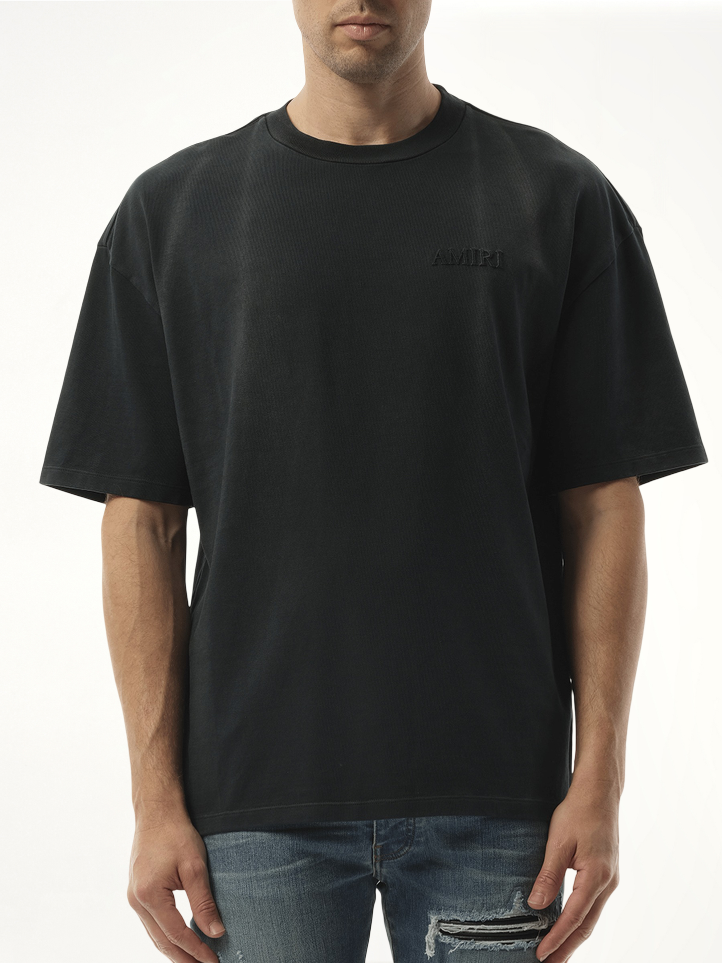 Vintage Amiri Oversized T-Shirt in Black