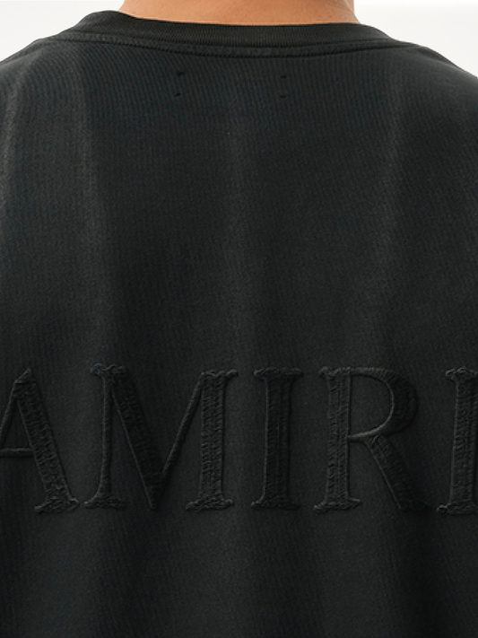Vintage Amiri Oversized T-Shirt in Black