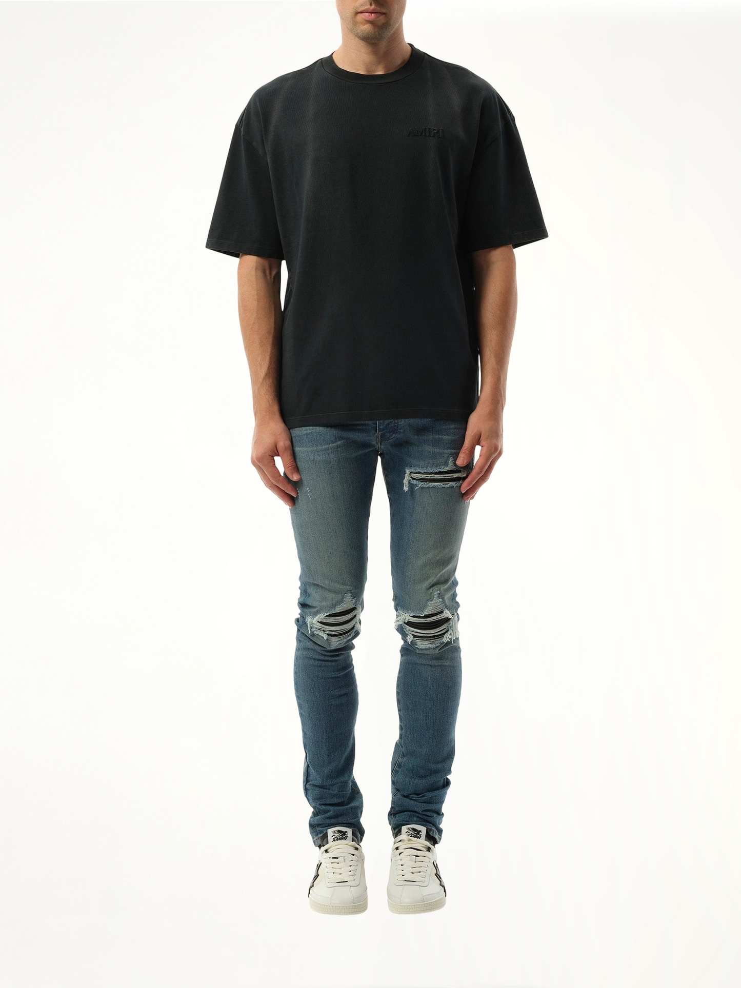 Vintage Amiri Oversized T-Shirt in Black