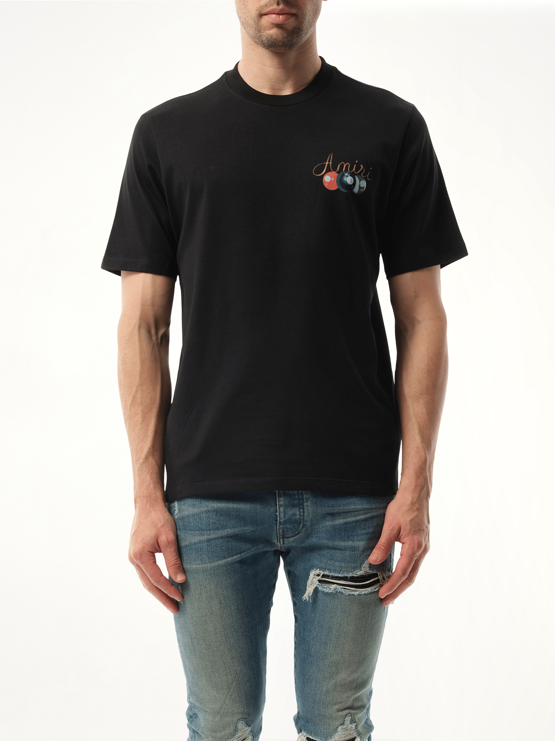 Amiri Pool Cue T-Shirt in Black