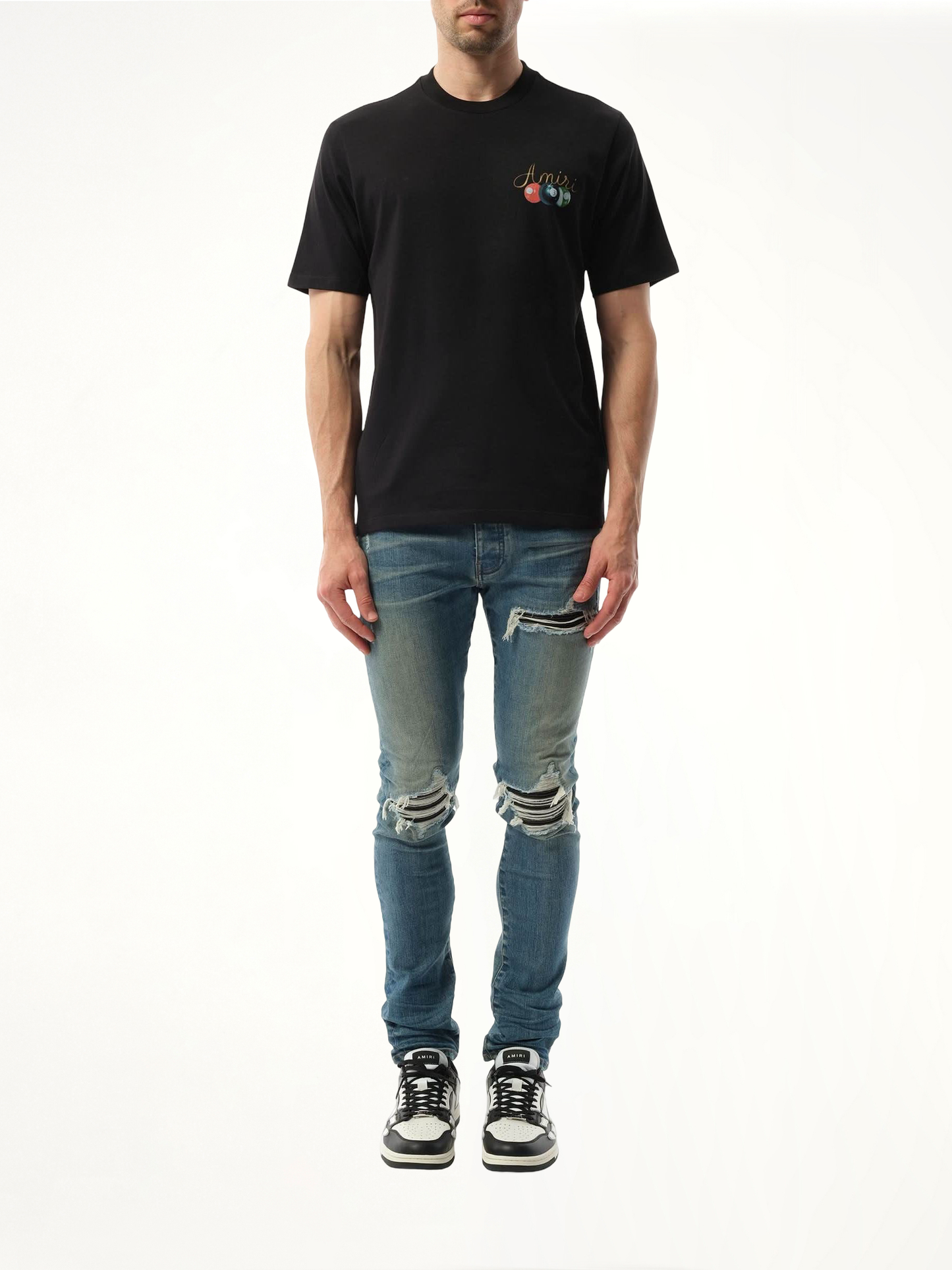Amiri Pool Cue T-Shirt in Black