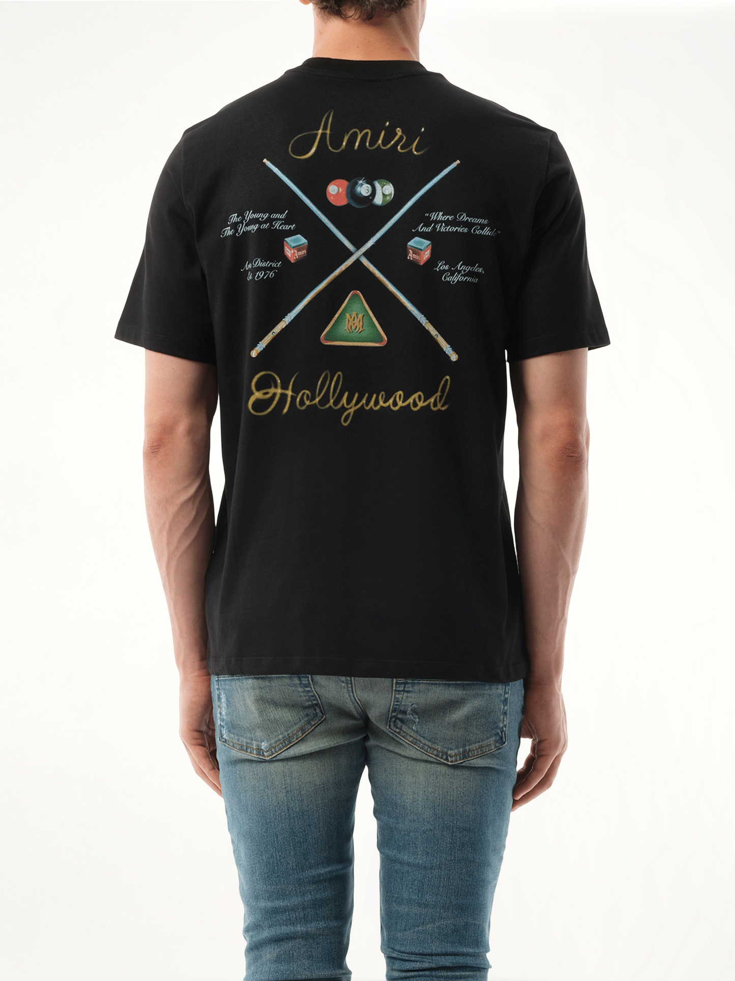 Amiri Pool Cue T-Shirt in Black