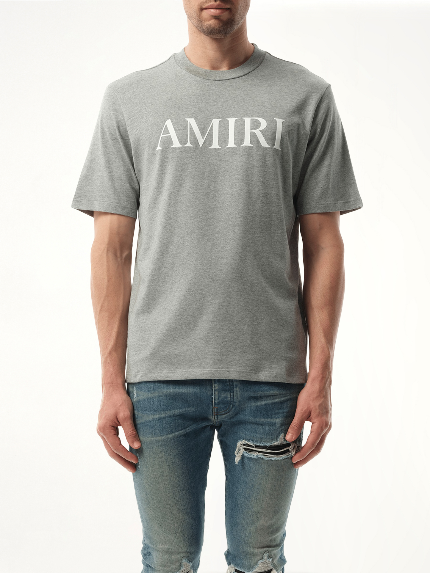 Amiri Core Logo T-Shirt in Grey