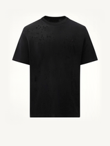 MA Shotgun Embroidered T-Shirt in Black