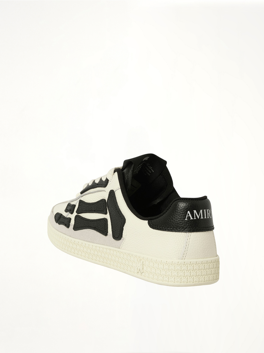 Pacific Bones Sneaker in Black Back View | AMIRI