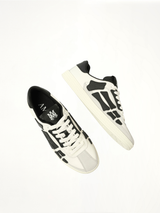 Pacific Bones Sneaker in Black Top View | AMIRI