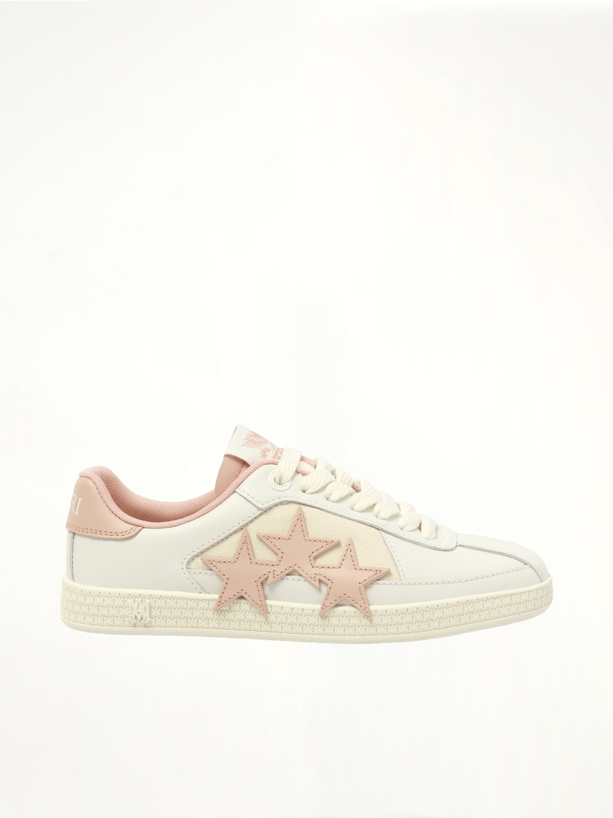 Pacific Sneaker in Pale Peach Side View | AMIRI