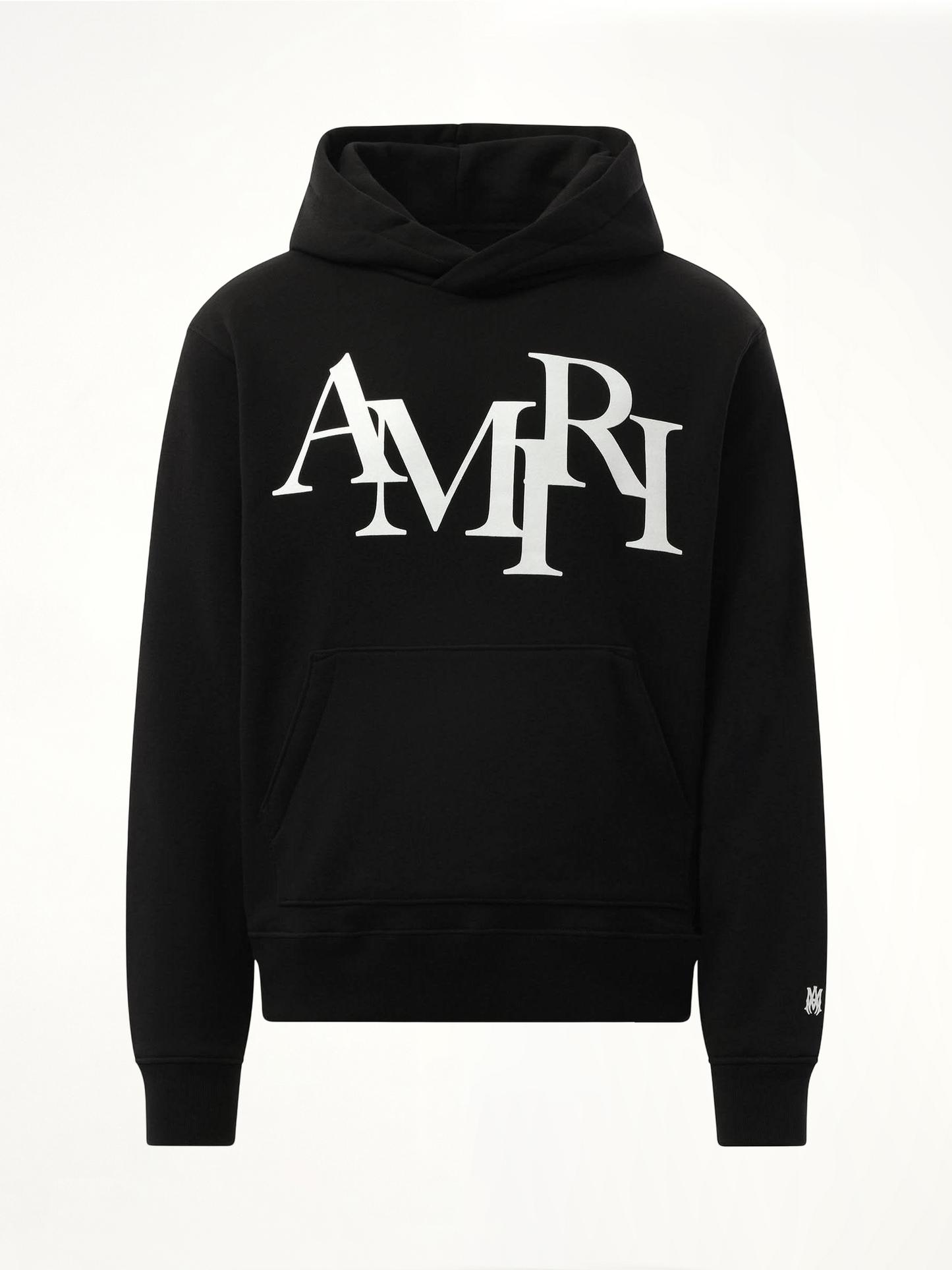 Amiri Staggered Hoodie in Black