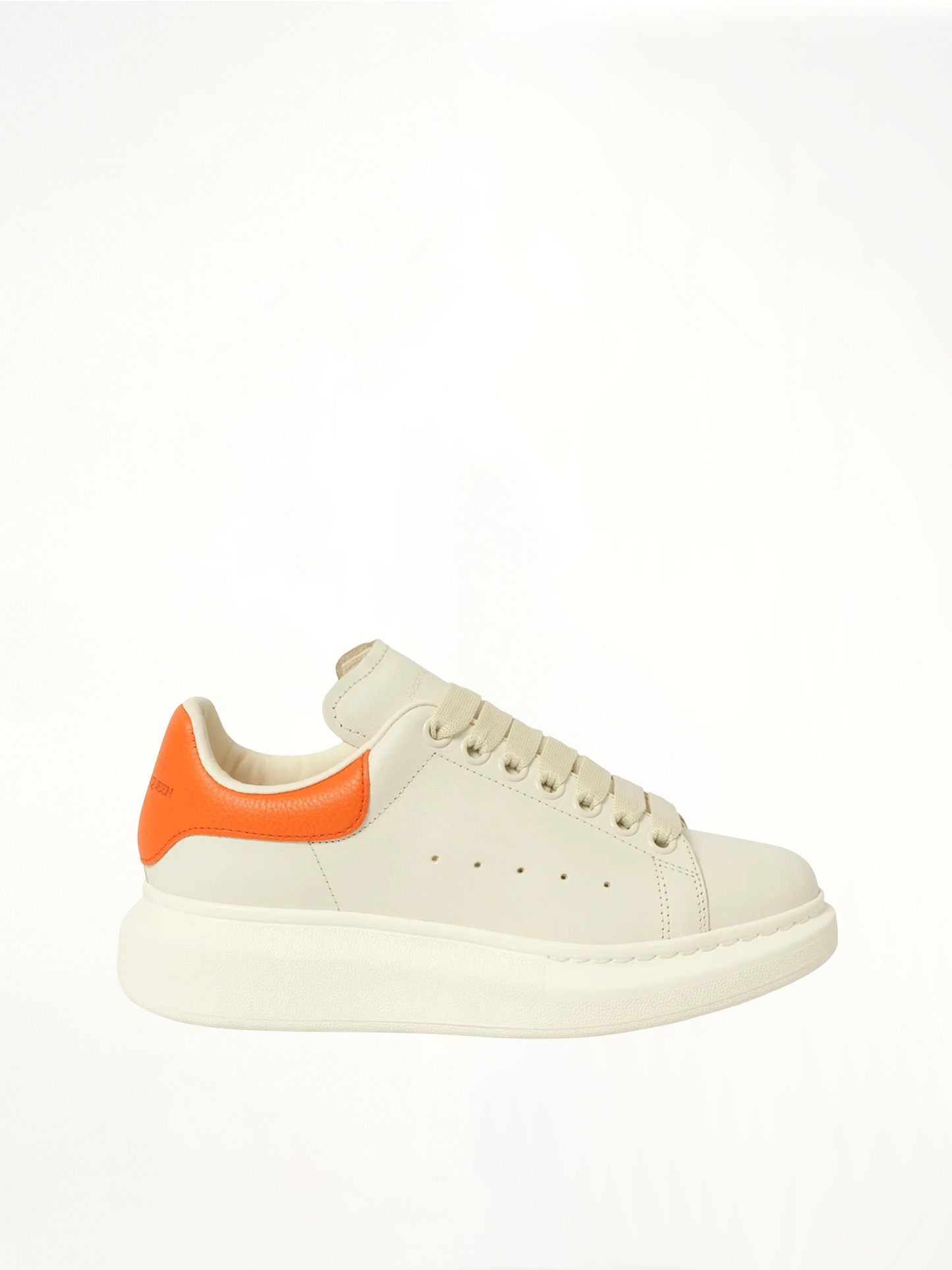 Larry Oversized Sneaker in Off White/Orange